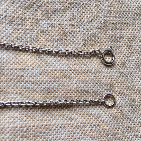 Sweet Diamond Crystal Horseshoe Horse Shoe Silver Necklace - Picture 2 of 8